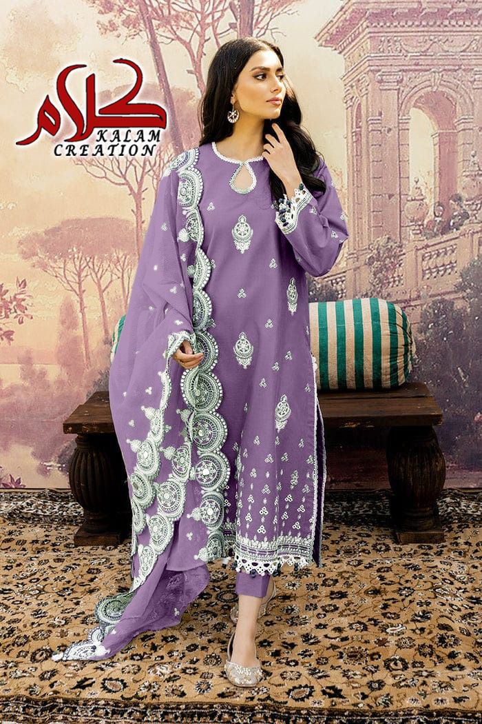 Kalam 1109 New Fancy Wear Georgette Ready Made Suit Collection